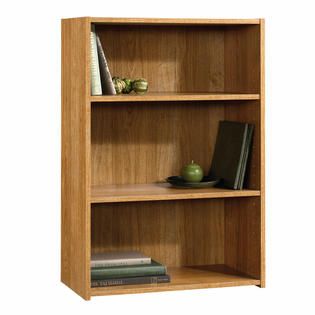 Sauder Beginnings 3 Shelf Wood Bookcase, Oak Finish   Home   Furniture