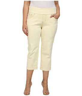 Jag Jeans Plus Size Plus Caley Pull On Crop Classic Fit in Custard