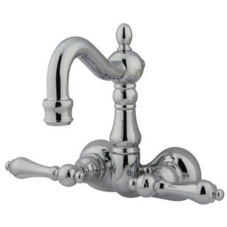 Hot Springs Double Handle Deck Mount Clawfoot Tub Faucet