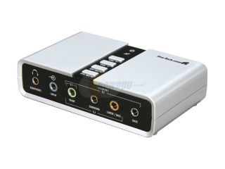 StarTech ICUSBAUDIO7D 7.1 Channels 16 bit 48KHz USB Interface Audio Adapter External Sound Card