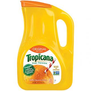 Tropicana Original No Pulp Orange Juice 89 FL OZ JUG   Food & Grocery