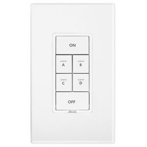 Insteon ON/OFF Keypad   6 Button, White