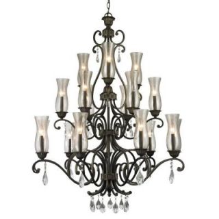 Filament Design Havana 18 Light Golden Bronze Chandelier CLI JB040210