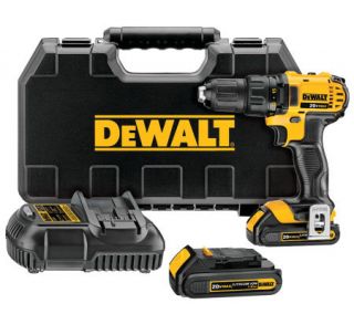 DeWalt DCD780C2 20 Volt Li ion Compact Drill Driver Kit —