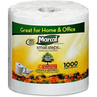 Marcal Septic Safe Bathroom Tissue, White, 1000 sheets, 40 rolls