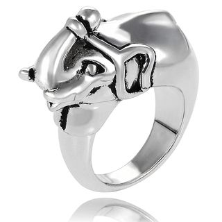 Journee Collection Sterling Silver Elephant Ring   Shopping