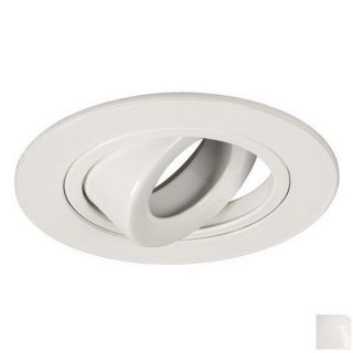 Galaxy 4 in White Gimbal Recessed Lighting Trim