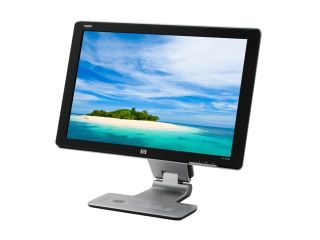 HP w2408h Black 24" 5ms Widescreen LCD Monitor 400 cd/m2 2000:1 Built in Speakers w/ 2 down USB 2.0 Ports