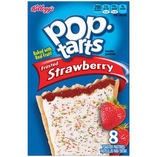 Kelloggs Pop Tarts Frosted Strawberry Toaster Pastries   Food
