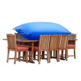 Duck Covers  109L Rectangle Patio Table and Chairs Cover with
