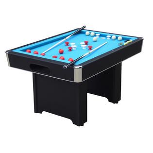 Playcraft   Hartford Slate Bumper Pool Table, Black with Playing