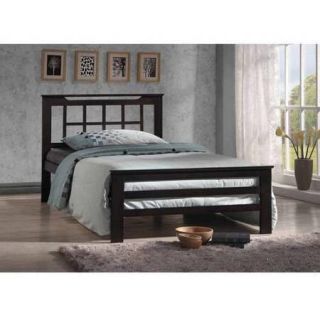 Aperta Wenge Wood Contemporary Full Bed
