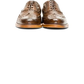 PS by Paul Smith Brown Leather Knight Brogues