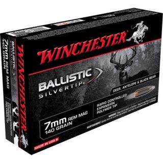 Winchester Ballistic Silver Tip Supreme Centerfire Ammo 7mm Rem Mag 140 gr. 415478