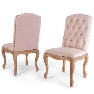 Home Loft Concept Winston Weathered Hardwood Studded Dining Chairs