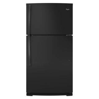 Whirlpool 21.2 cu ft Top Freezer Refrigerator (Black) ENERGY STAR