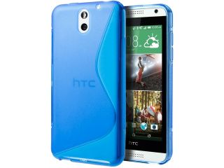 HTC Desire 610 Case, Cimo [Wave] Premium Slim TPU Flexible Soft Case for HTC Desire 610 (2014)   Blue