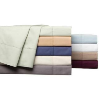 Andiamo Solid 500 Thread Count Egyptian Cotton Sheet Set King   Ivory