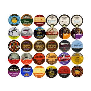 Crazy Cups Coffee Only Deluxe Sampler for Keurig Kcup Brewers, 30