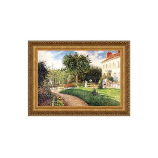 Garden of Les Mathurins at Pontoise, 1876 by Camille Pissarro Framed