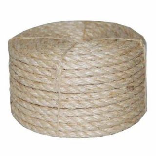 T.W. Evans Cordage 3/8 in. x 100 ft. Twisted Sisal Rope 23 410