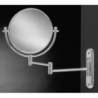 Wall Mount 3X Magnifying LED Mirror with One Arm and Sensor
