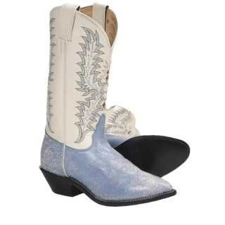 Tony Lama Denim Krackle Cowboy Boots (For Women) 5317M 67