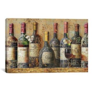 iCanvas Wine Collection Painting Print on Canvas