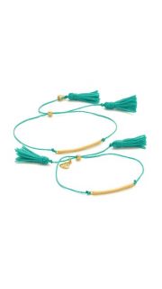 Gorjana Mini + Me Tassel Bracelet Set