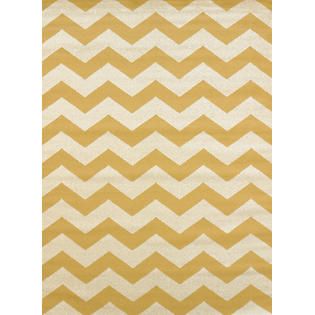 United Weavers of America Visions Chevron Harvest Gold Area Rug   Home