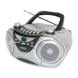 Naxa  NPB 241 Portable CD Player, AM/FM Stereo Radio & Cassette Player