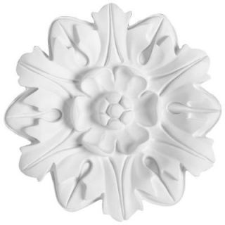 American Pro Decor European Collection 7 7/8 in. x 13/16 in. Floral Rosette Polyurethane Ceiling Medallion 5APD10344