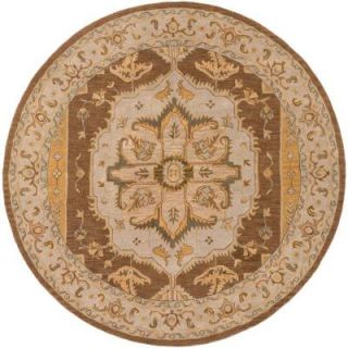 Artistic Weavers Middleton Mia Rust 3 ft. 6 in. x 3 ft. 6 in. Round Indoor Area Rug AWHR2053 36RD