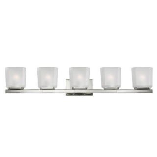 Filament Design Aaraf 5 Light Chrome Incandescent Bath Vanity Light CLI JB3003 5V