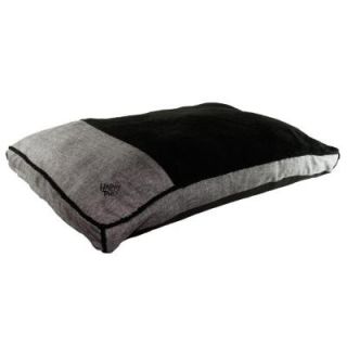 Happy Tails Large Charcoal Linen Gusseted Bed 39058