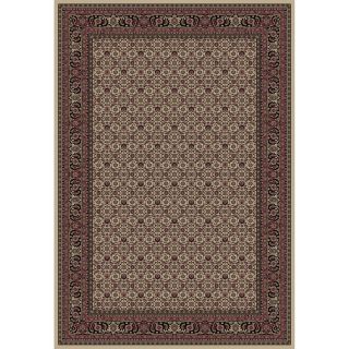 Concord Global Dynasty Ivory Rectangular Indoor Woven Oriental Area Rug (Common 9 x 13; Actual 111 in W x 154 in L x 9.25 ft Dia)
