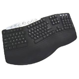 Adesso PCK 208B Tru Form Media Contoured Ergonomic Keyboard