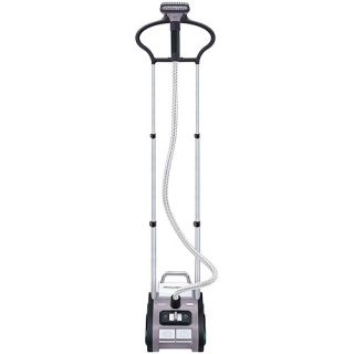 Rowenta Precision Valet Commercial Full Size Garment Steamer with Retractable Cord and Variable Steam, Grey/Purple, Refurbished