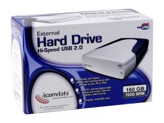 acomdata HD160U2E2 72  External Hard Drive