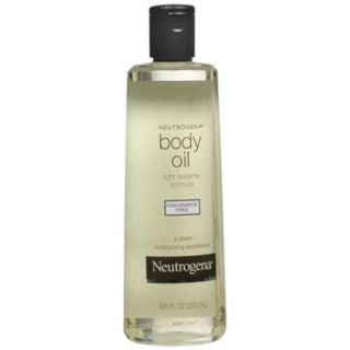Neutrogena Body Oil Light Sesame Formula, Fragrance Free 8.5 oz (Pack of 6)