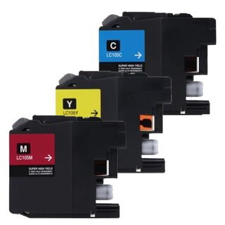 Brother LC107 Cyan, Yellow, Magenta Compatible Ink Cartridge