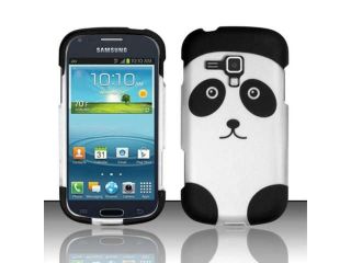 BJ For Samsung Galaxy AMP i407   Rubberized Design Cover   Panda Bear