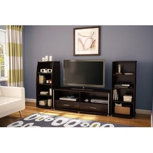South Shore  City Life Collection TV Stand Chocolate