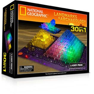 Laser Pegs Laser Pegs National Geographic 30 in 1 Landmarks