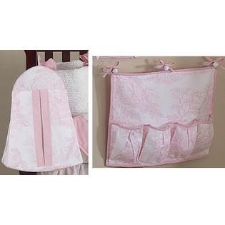 Sweet Jojo Designs  Pink Toile Collection 9pc Crib Bedding Set