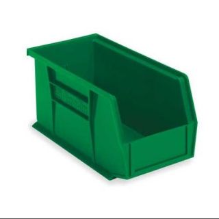 Akro Mils 50 lb Capacity, Hang and Stack Bin, Green 30239GREEN