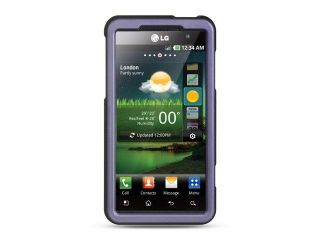 LG Thrill 4G Purple Crystal Rubberized Case