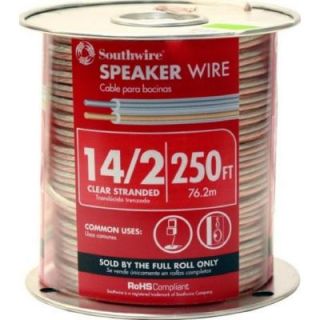 Southwire (By the Foot) 14 2 Clear Solid CU Speaker Wire 56650899
