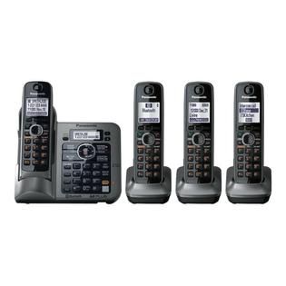 Panasonic  KX TG7644M Link to Cell Bluetooth Convergence Phone with 4