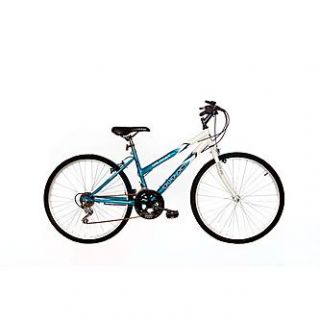Titan Wildcat Ladies Mountain Bike White & Teal Blue   Fitness